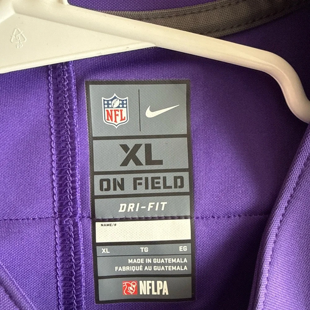 Men’s Nike Anthony Barr #55 Minnesota Vikings Vapor Limited Jersey Sz XL - RARE - Picture 4 of 6